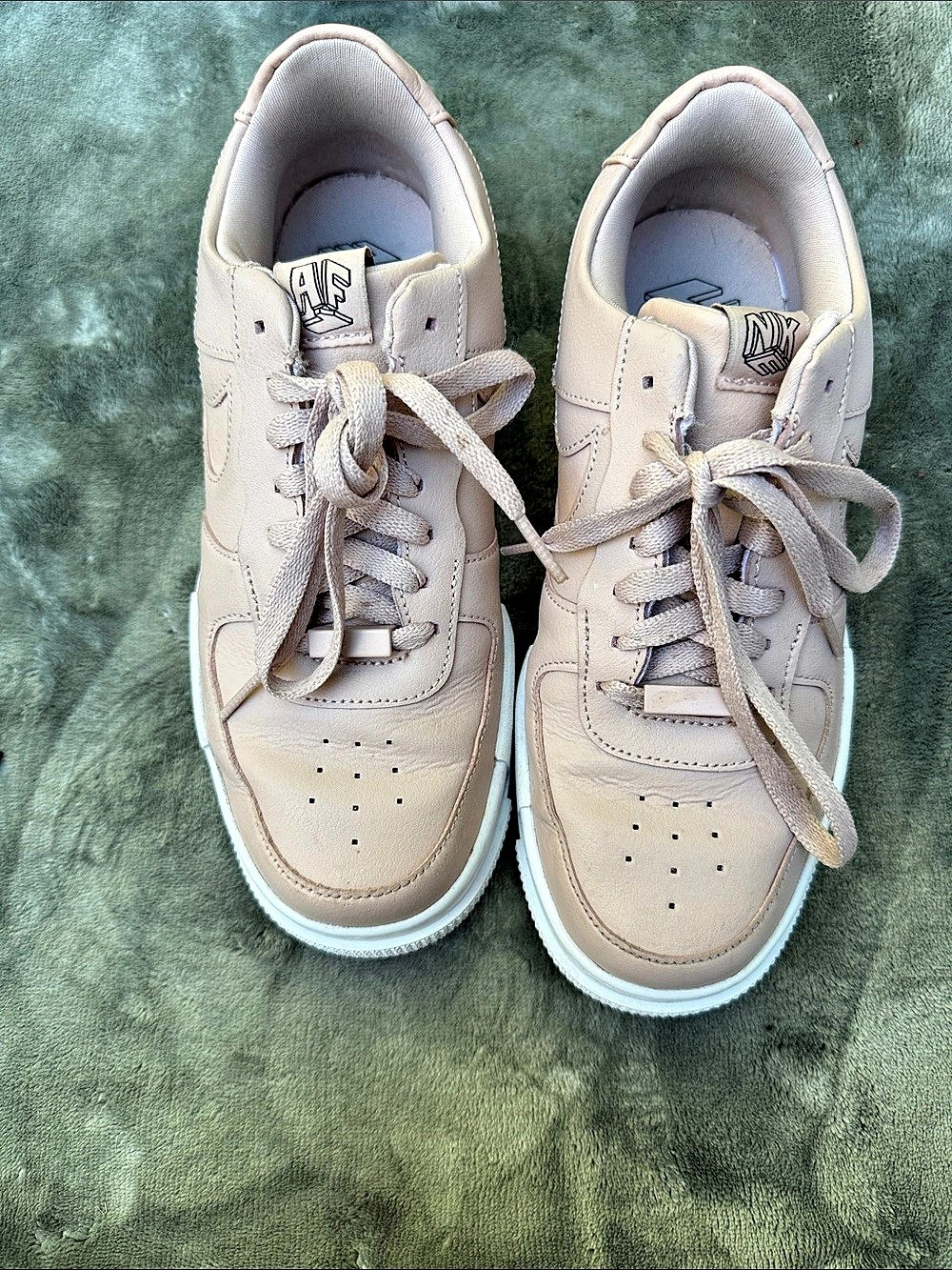 Nike Air Force 1 Pink & White US 8